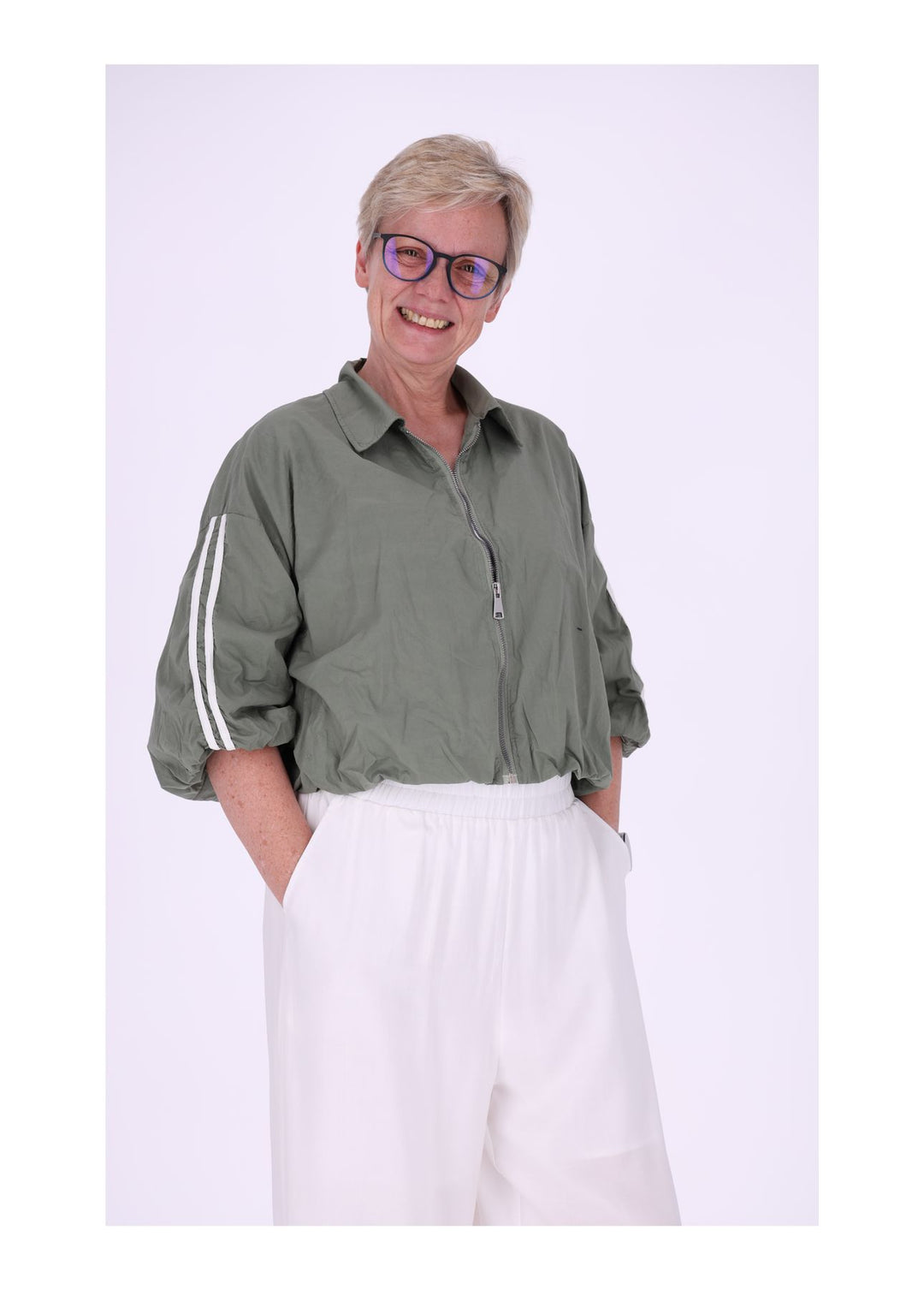 Jacke Damen 3/4 Arm Ballonärmel