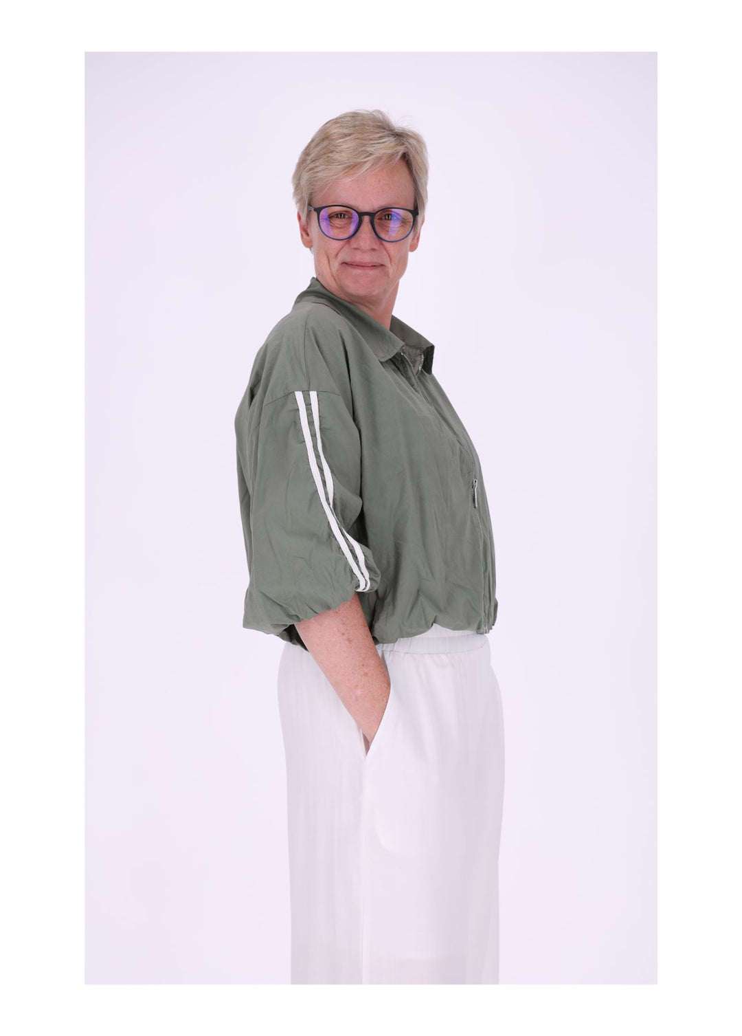 Jacke Damen 3/4 Arm Ballonärmel