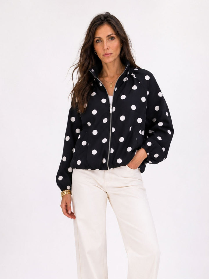 Jacke Damen AOP Punkte