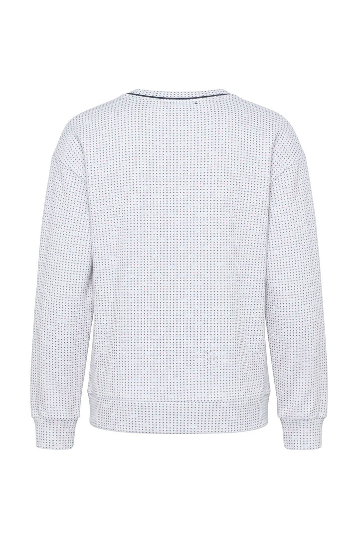 Jacquard-Shirt Damen Boxy-Schnitt