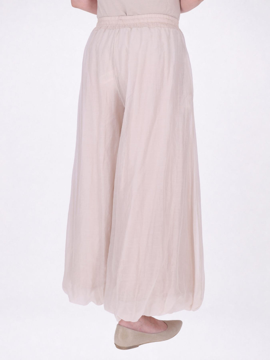 Ballonhose Damen leichte Qualität in Beige