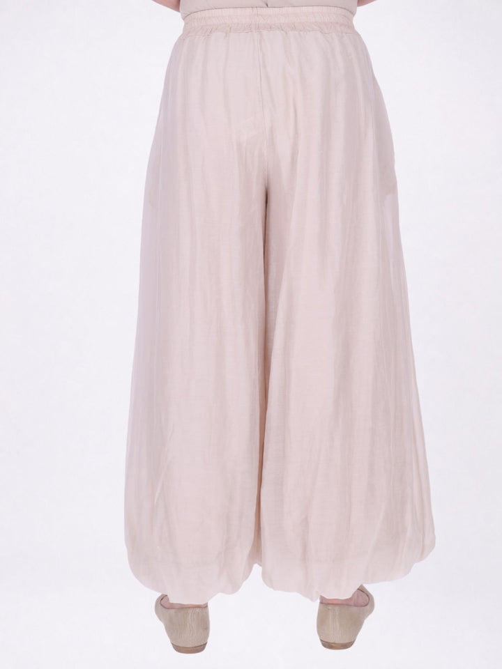Ballonhose Damen leichte Qualität in Beige