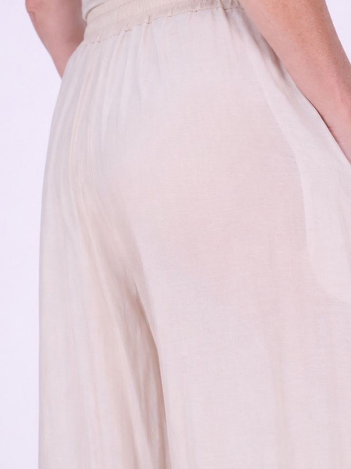 Ballonhose Damen leichte Qualität in Beige