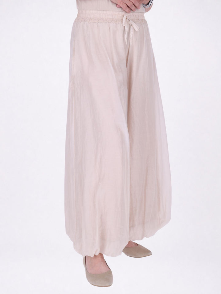 Ballonhose Damen leichte Qualität in Beige