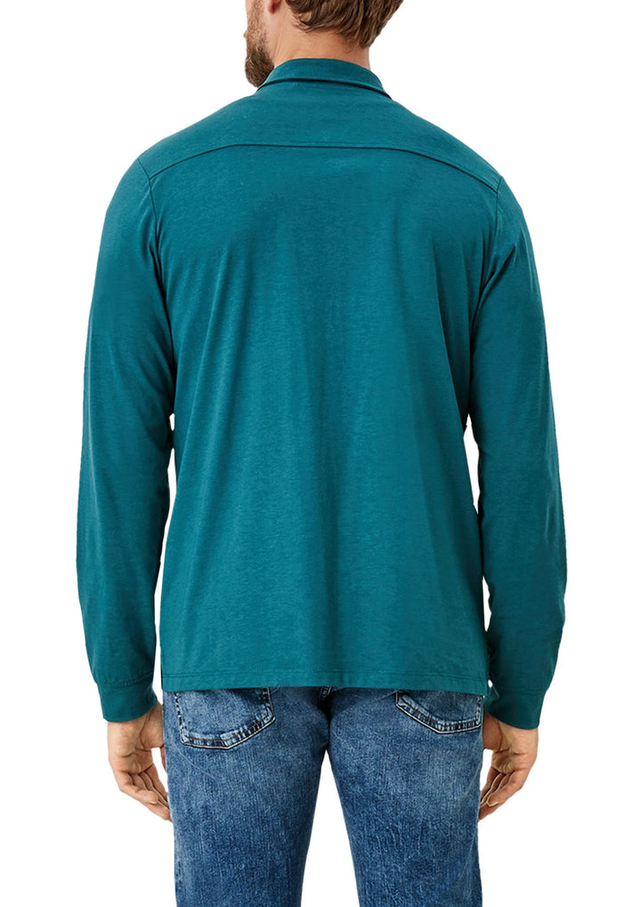 Langarmshirt Polo Herrren