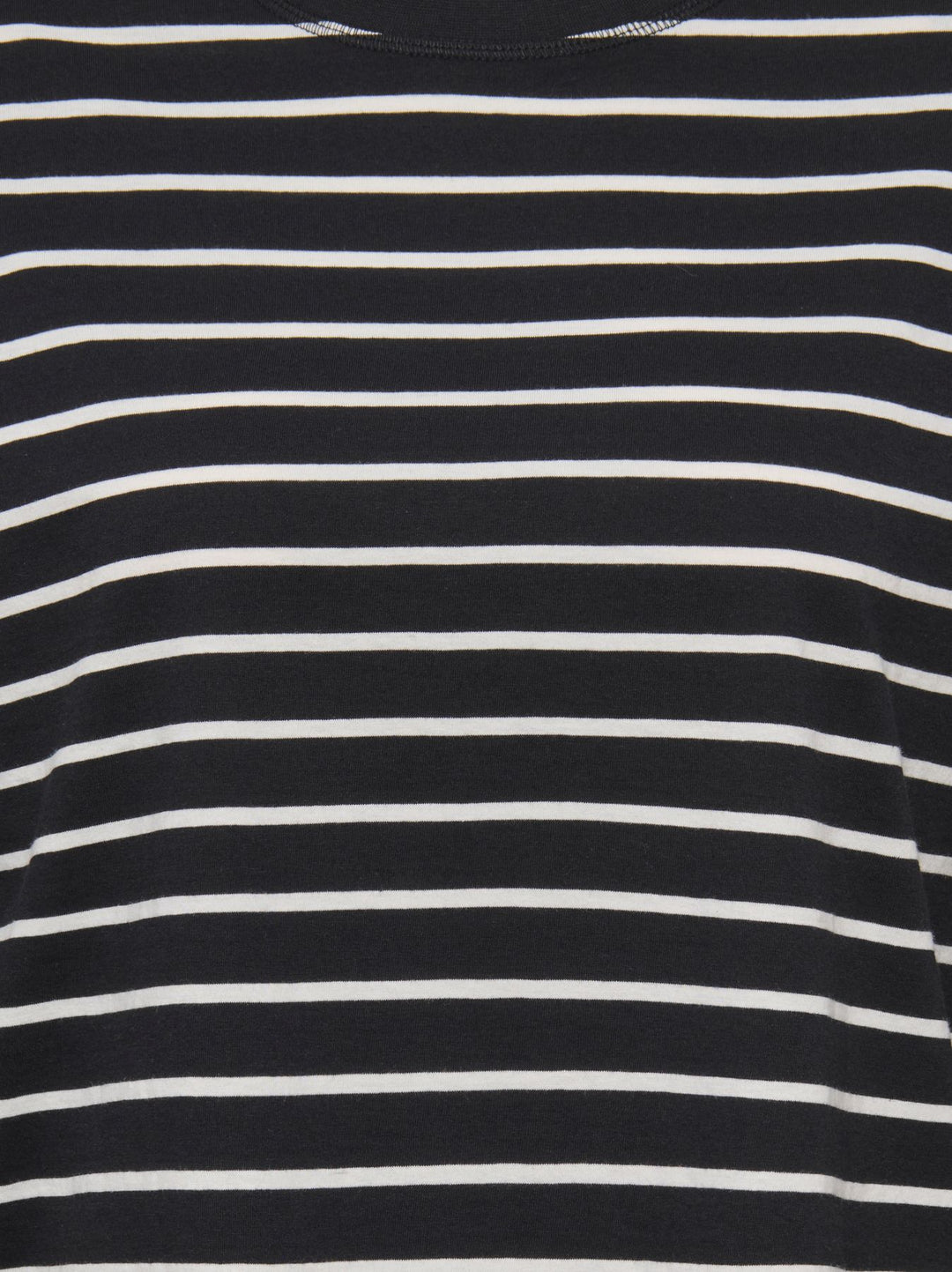 ONLHAPPY L/S O-NECK STRIPE TEE JRS Black/Cloud dancer lena