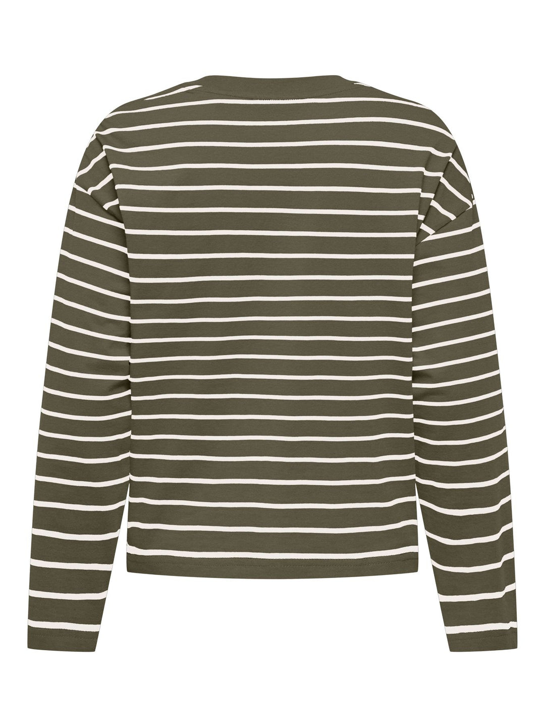 ONLHAPPY L/S O-NECK STRIPE TEE JRS Kalamata/Cloud dancer lena stripe