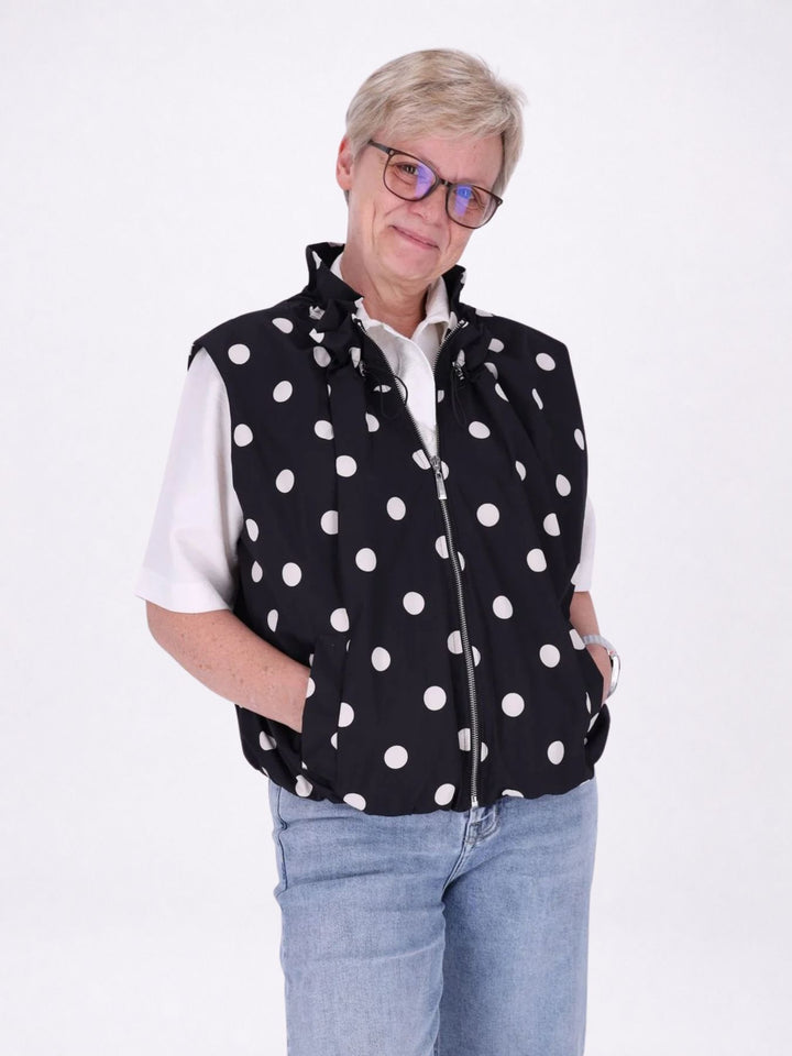 Weste Damen AOP Punkte