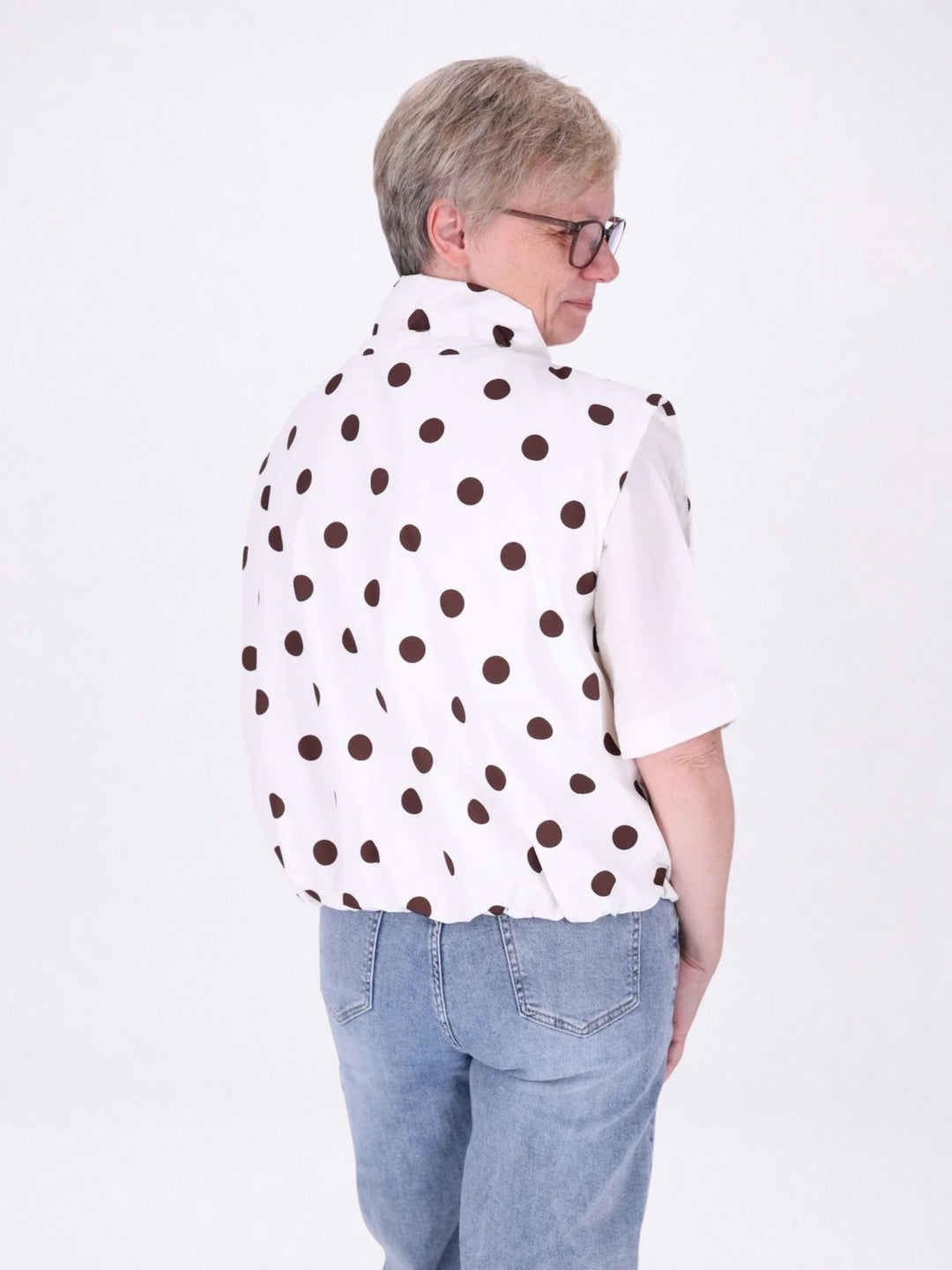 Weste Damen AOP Punkte