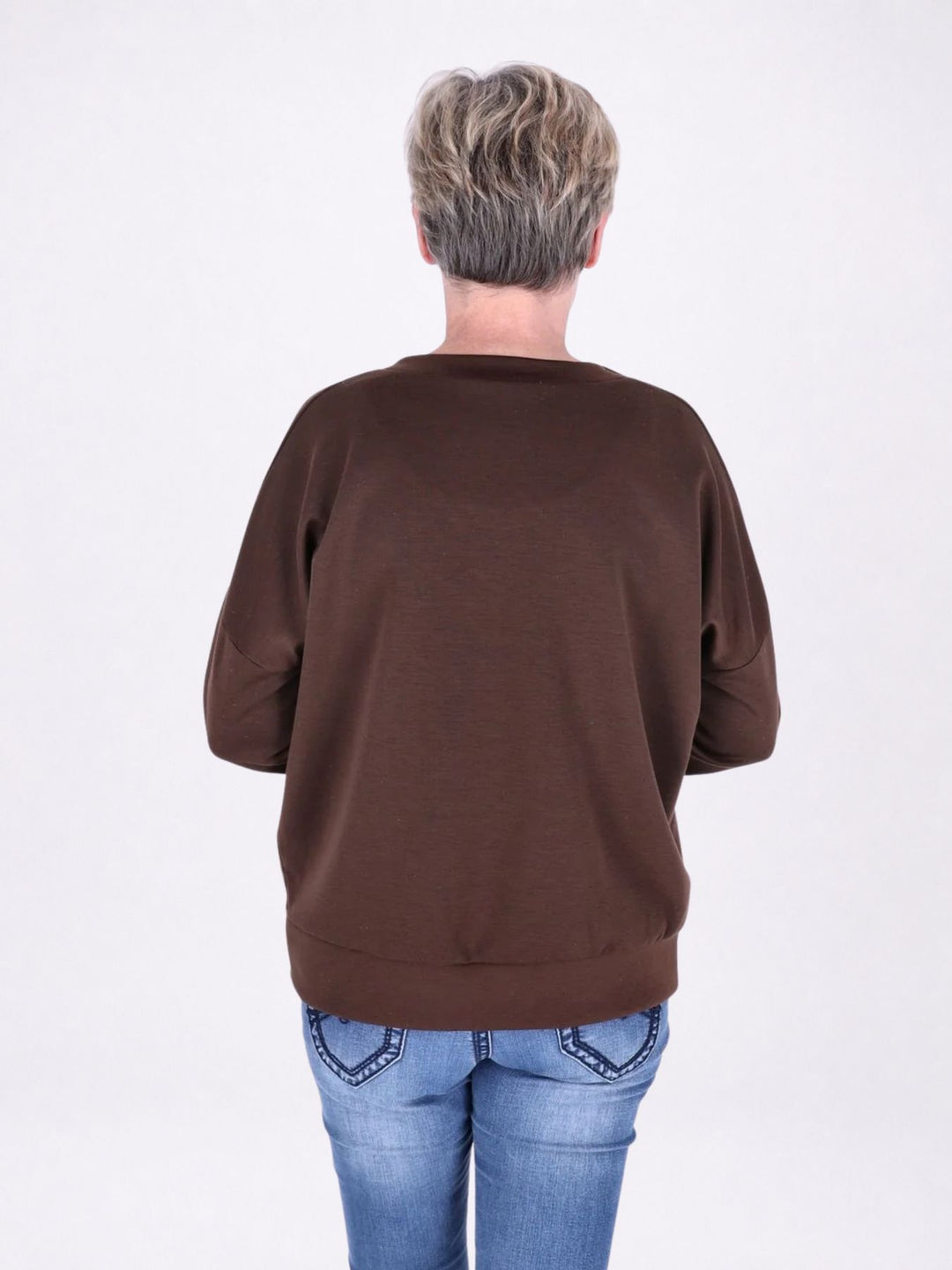 Sweat Damen Stickerei Vitage