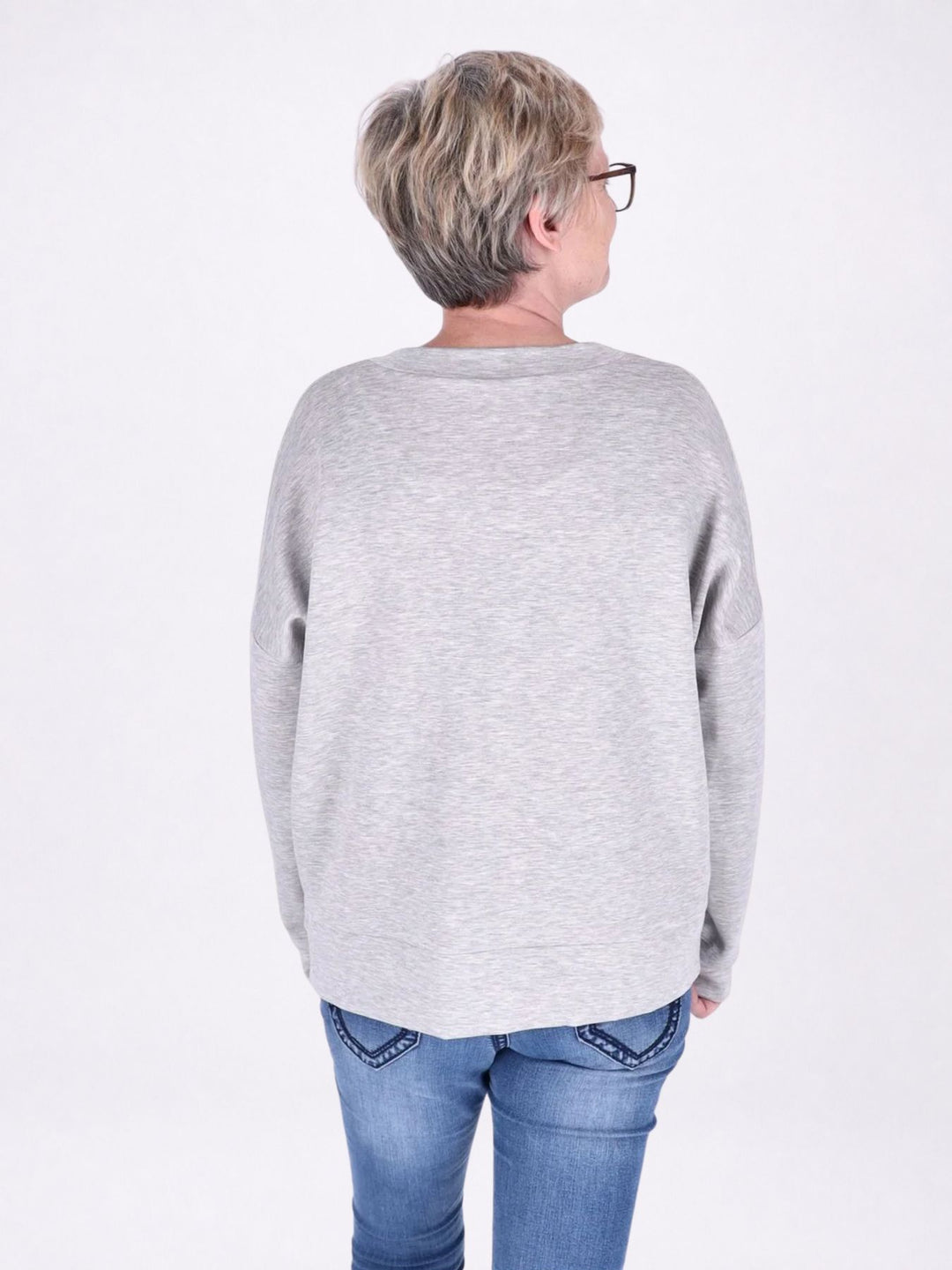Sweat Damen Stickerei Vitage