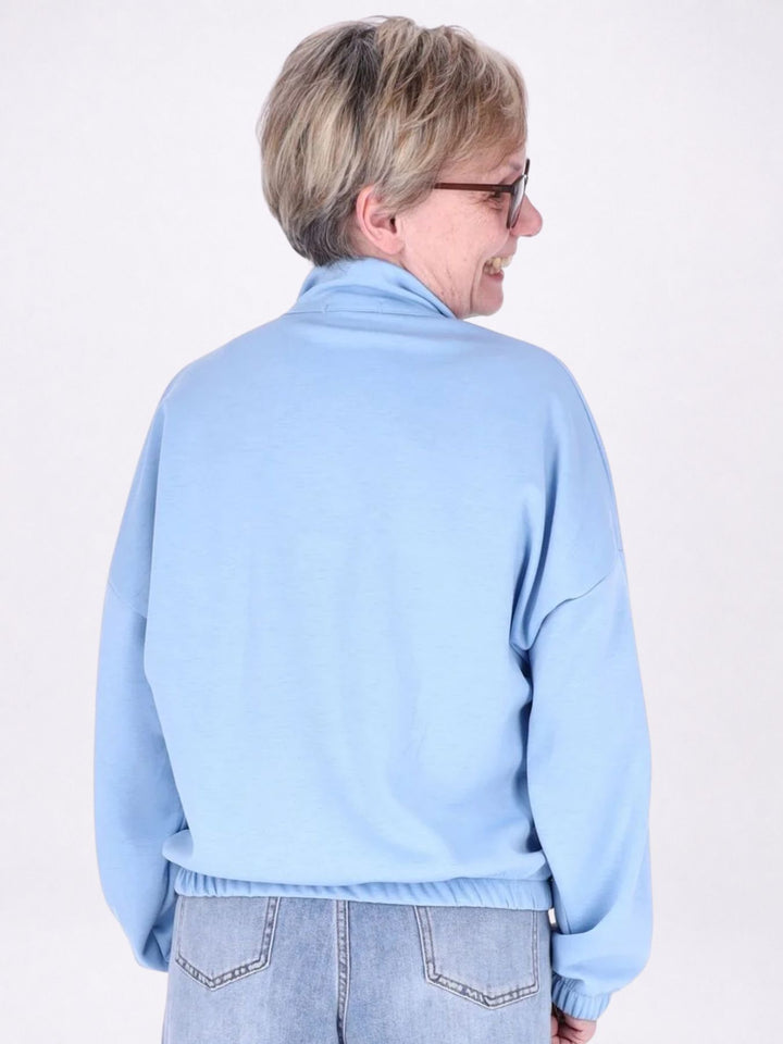Jacke Damen Sweat Gummizug am Bund