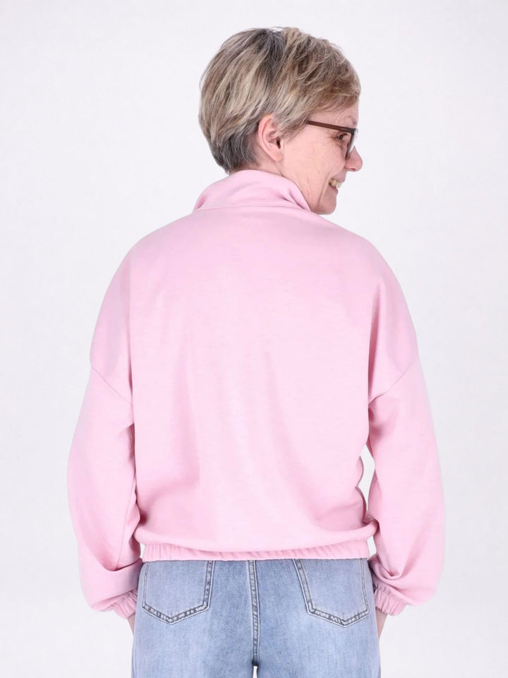 Jacke Damen Sweat Gummizug am Bund