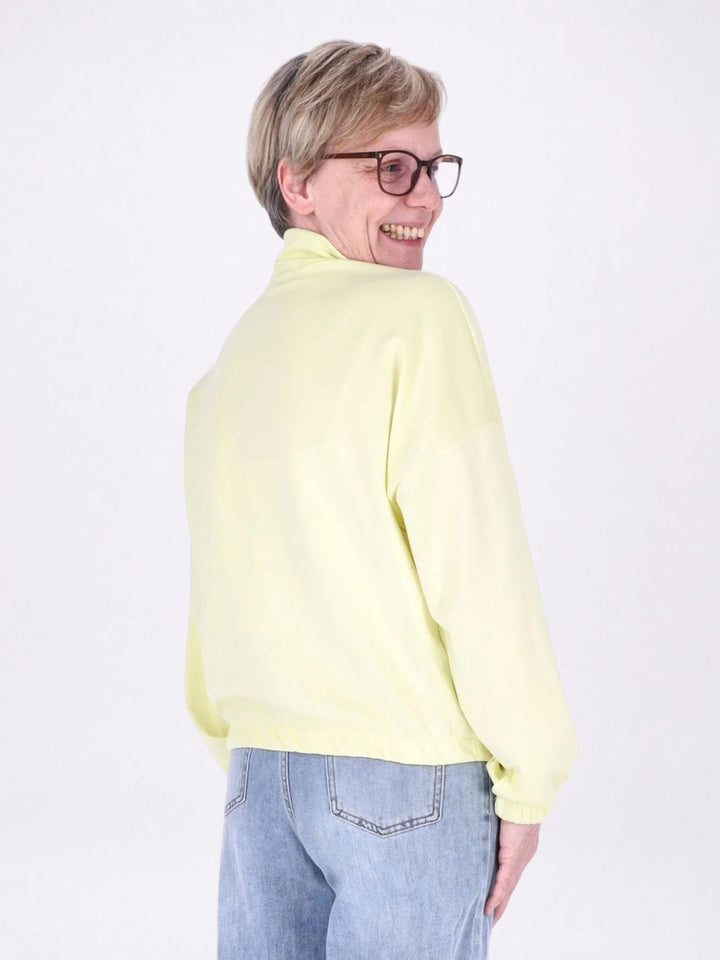 Jacke Damen Sweat Gummizug am Bund