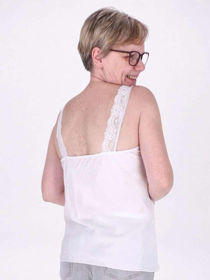 Top Damen Viscose Spitze