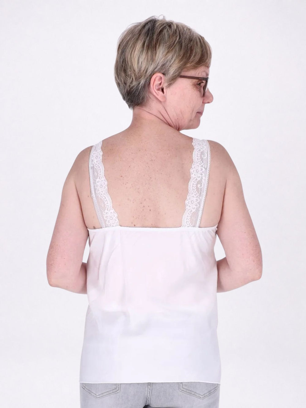 Top Damen Viscose Spitze