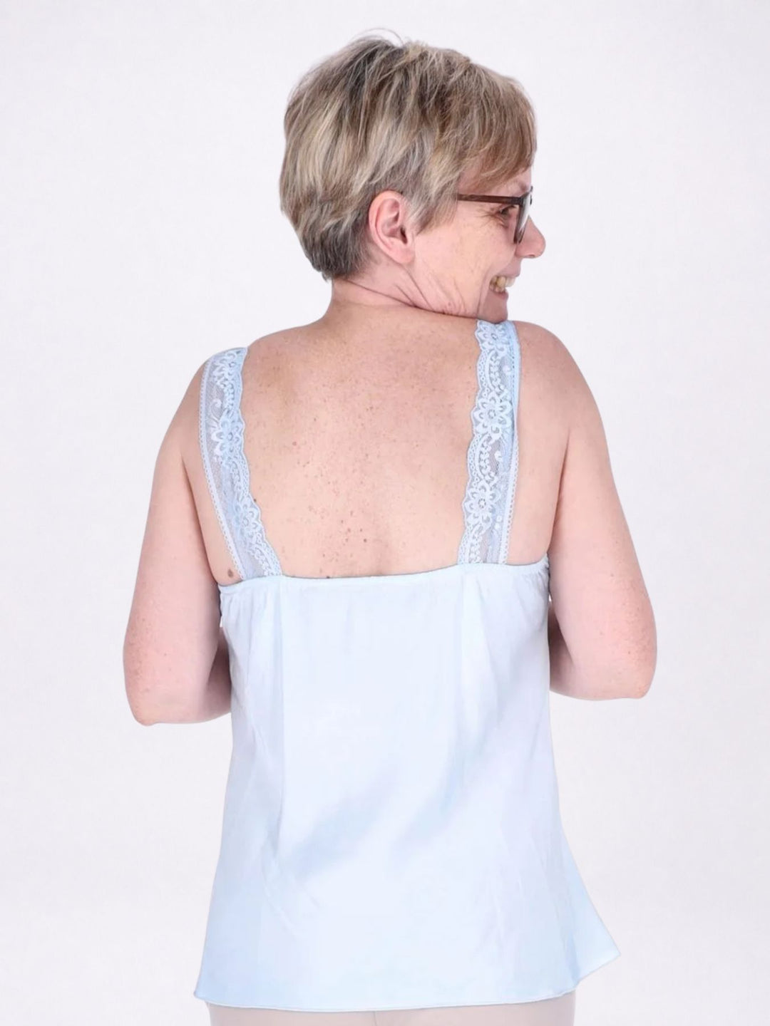 Top Damen Viscose Spitze