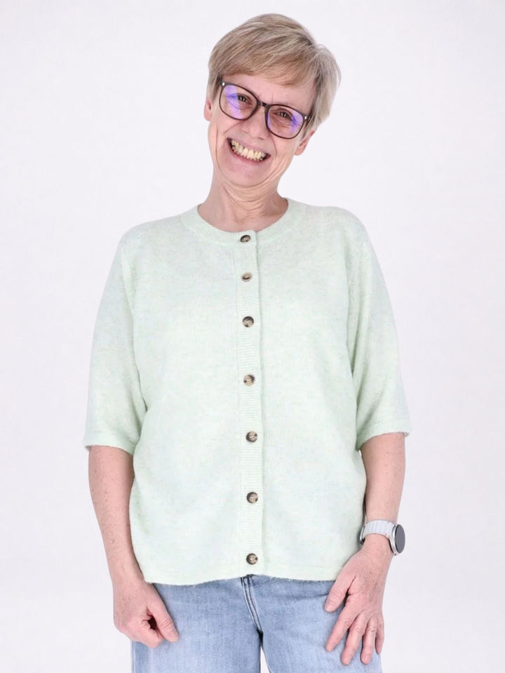 Strickjacke Damen Kurzarm