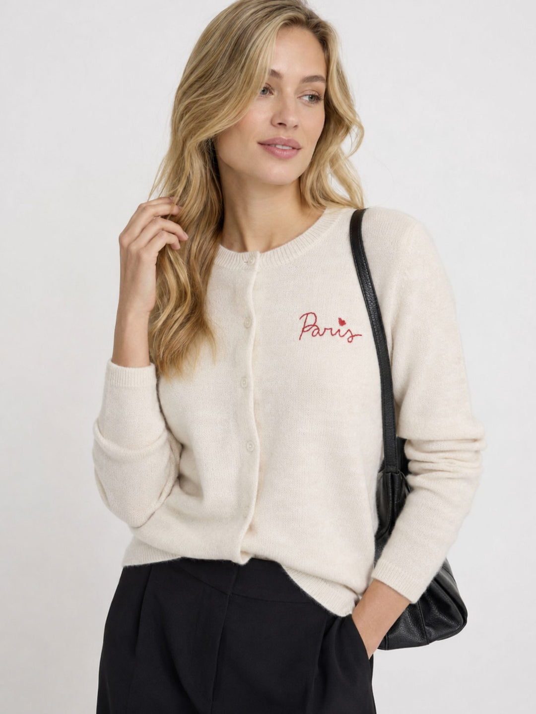 ONLEVIA LS O-NECK CARDIGAN CC KNT Birch