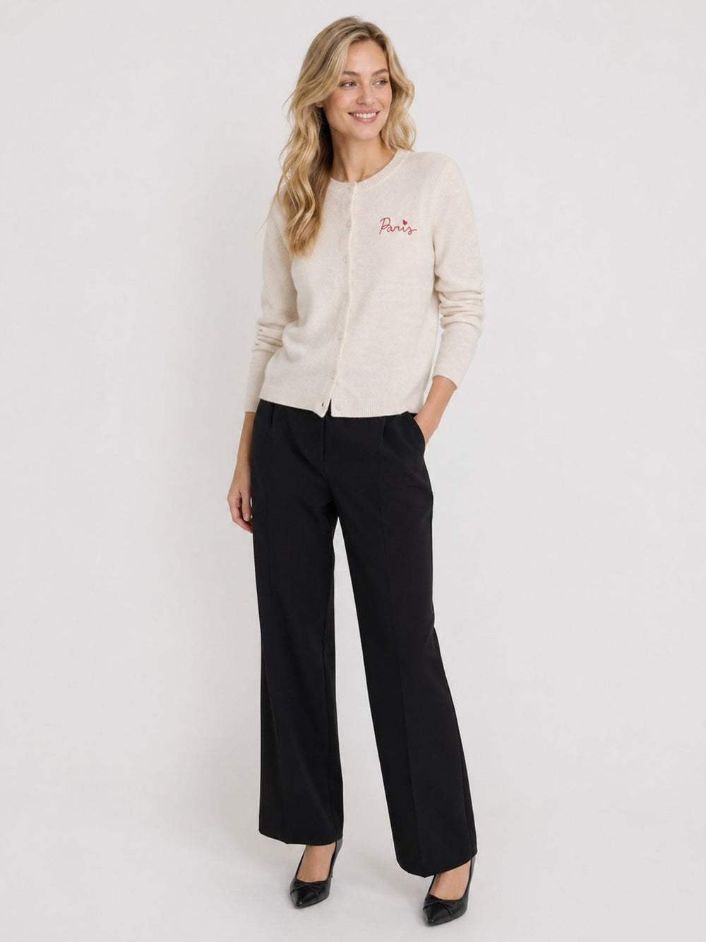 ONLEVIA LS O-NECK CARDIGAN CC KNT Birch