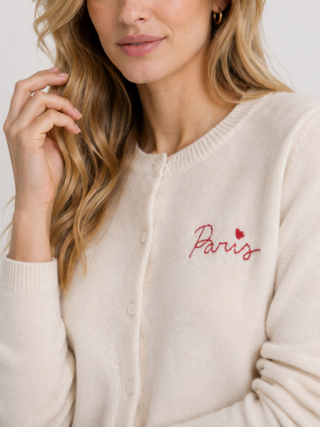 ONLEVIA LS O-NECK CARDIGAN CC KNT Birch