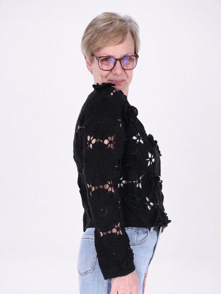 Strickjacke Häkel Damen