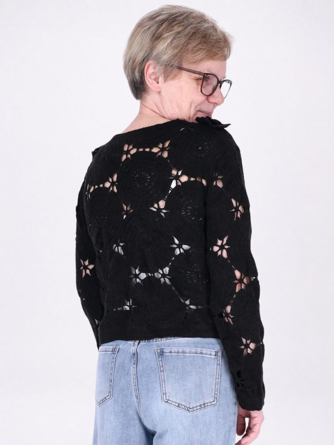 Strickjacke Häkel Damen