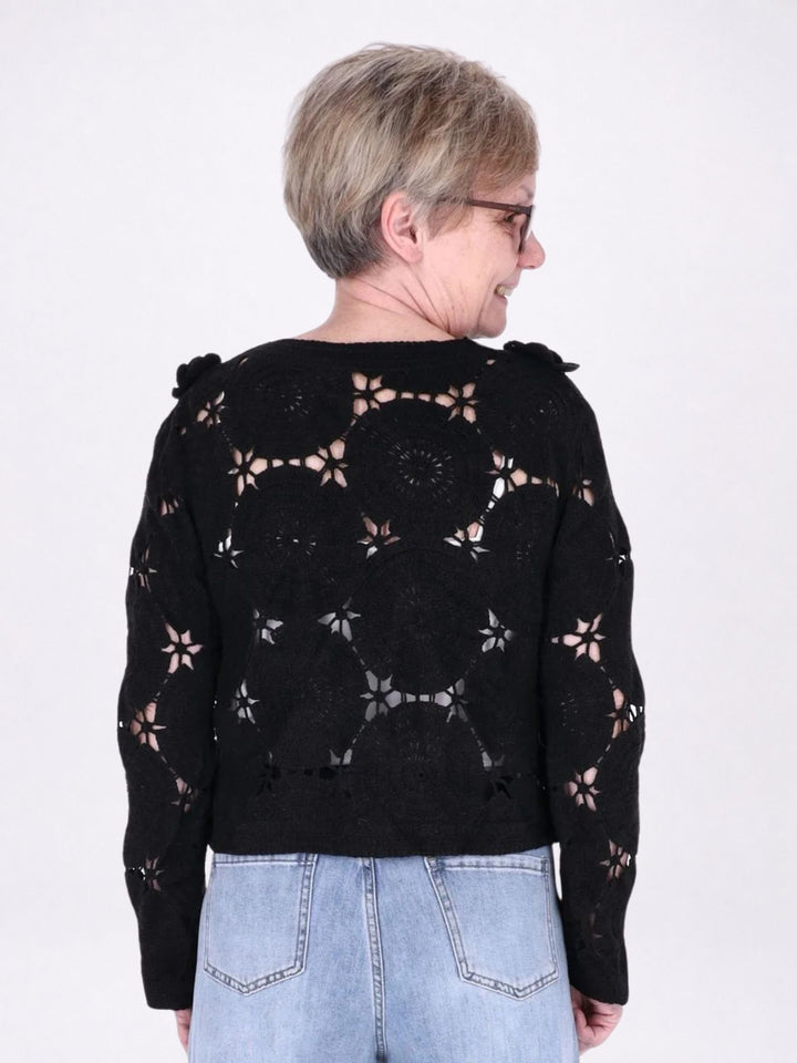Strickjacke Häkel Damen