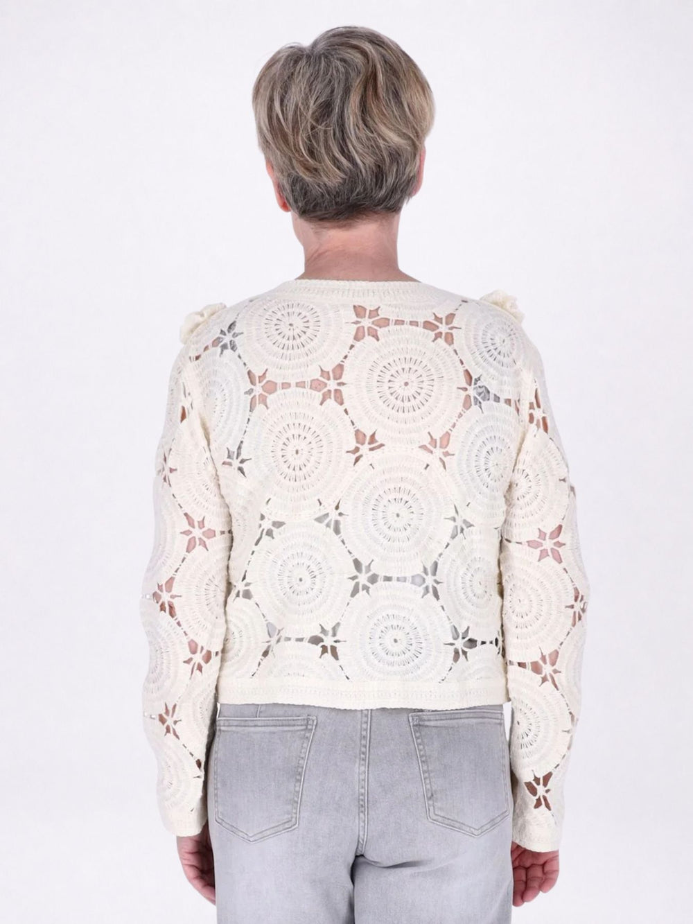Strickjacke Häkel Damen