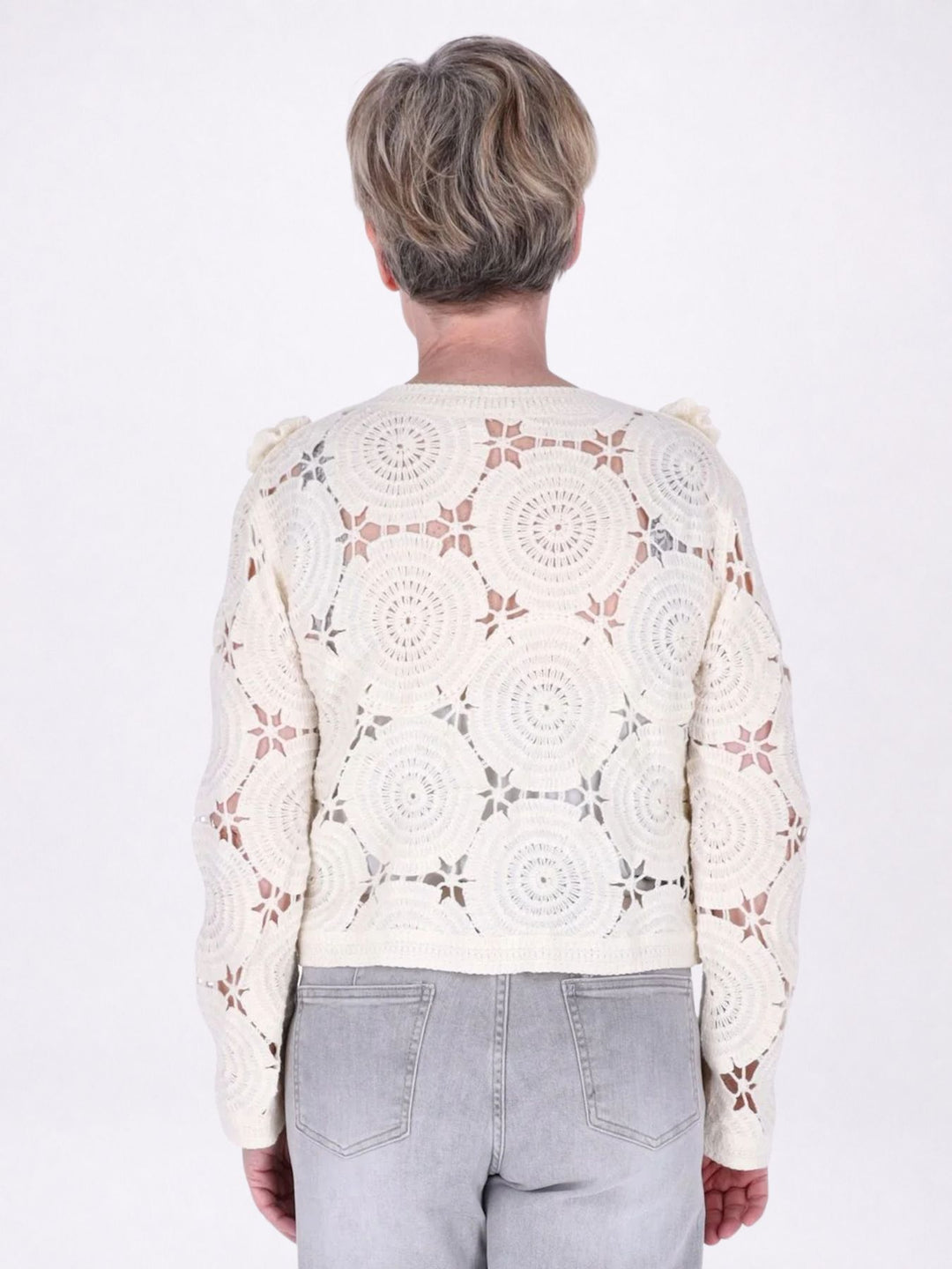 Strickjacke Häkel Damen