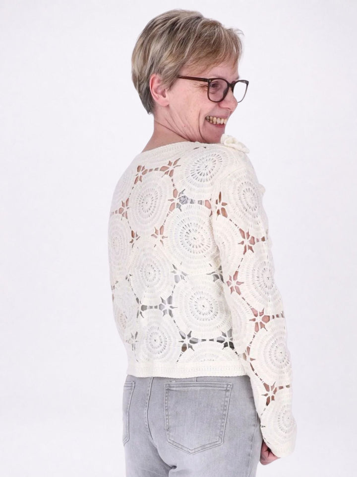 Strickjacke Häkel Damen