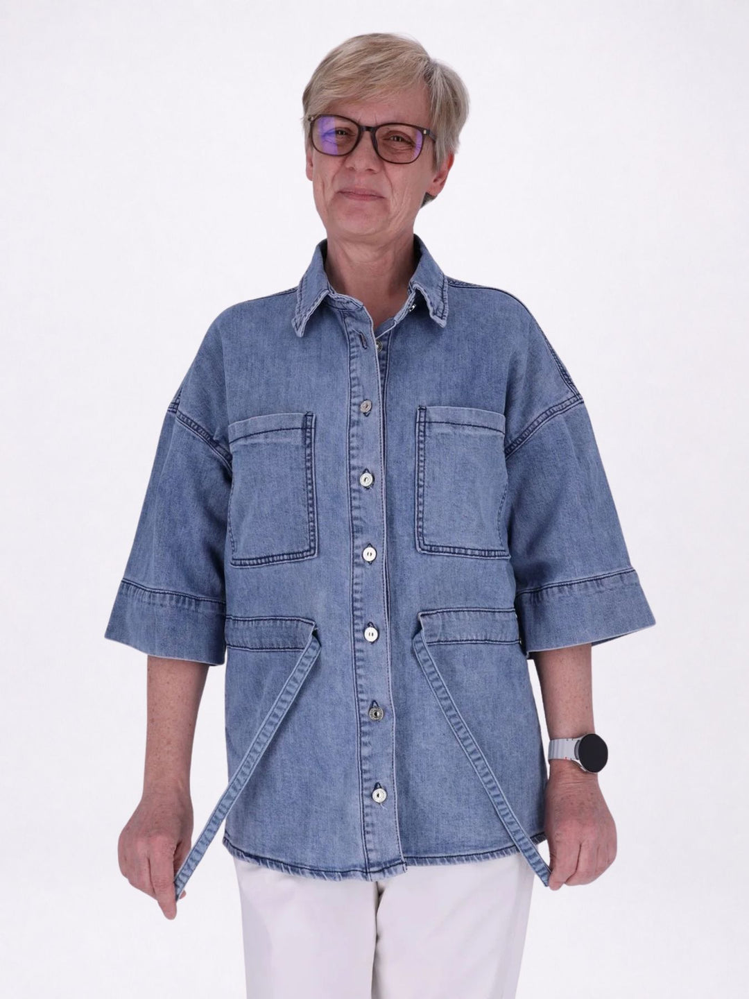 Bluse Jacke Jeans Damen
