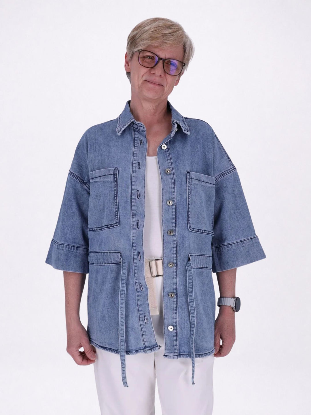 Bluse Jacke Jeans Damen