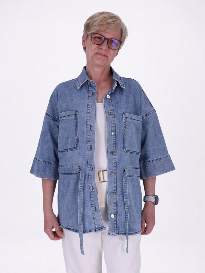 Bluse Jacke Jeans Damen