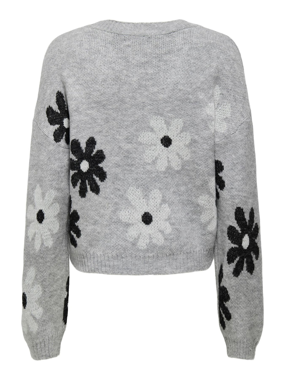 ONLFREESIA LS FLOWER O-NECK KNT NOO