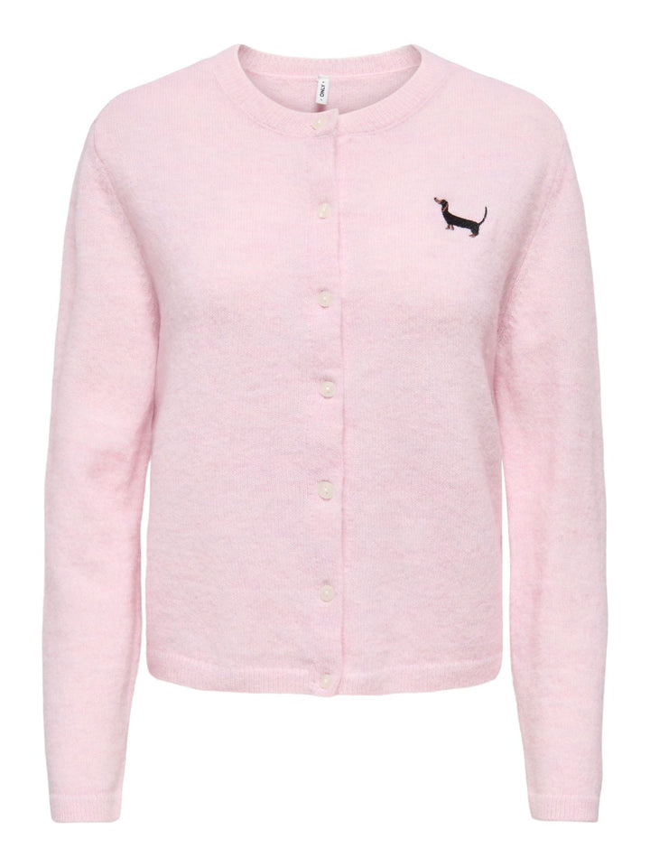 ONLEVIA LS O-NECK CARDIGAN CC KNT Pale Lilac