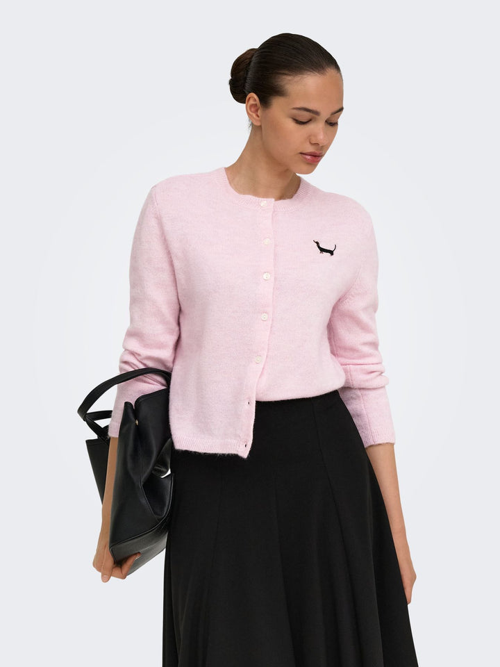 ONLEVIA LS O-NECK CARDIGAN CC KNT Pale Lilac