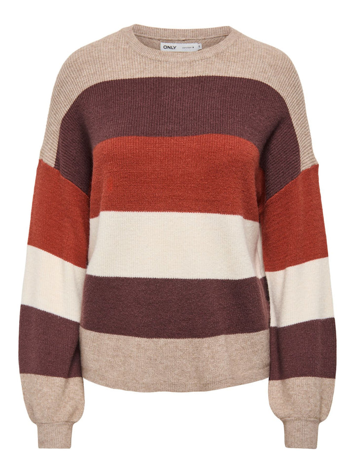 ONLATIA L/S STRIPE PULLOV KNT NOOS