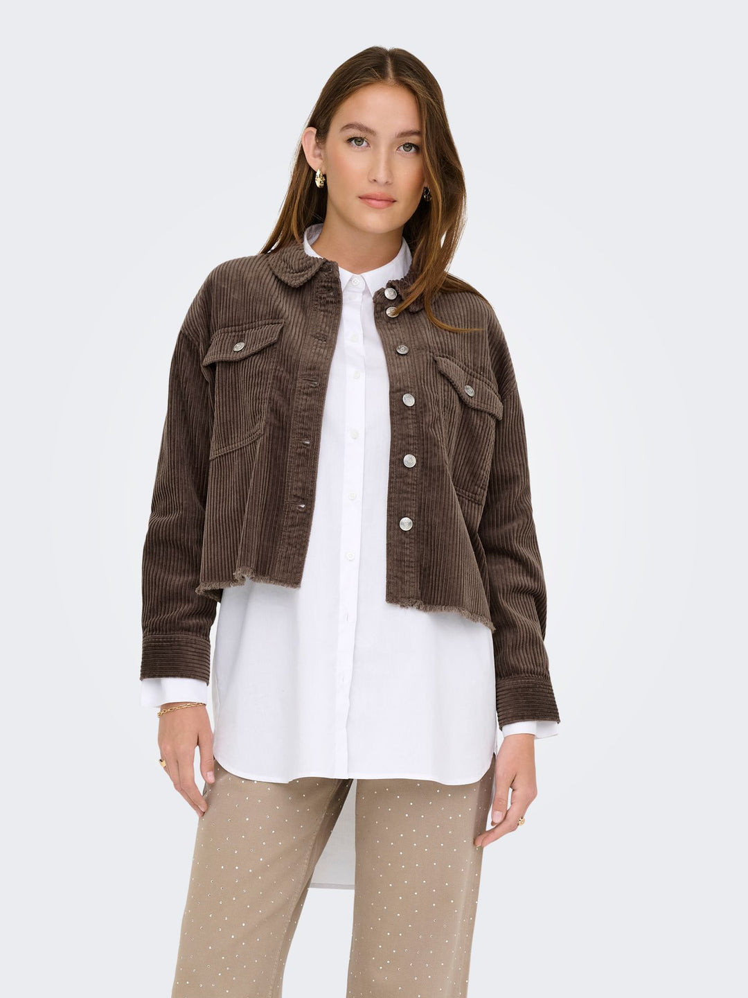 ONLMARINA-ENY L/S CORD JACKET PNT N Shopping Bag