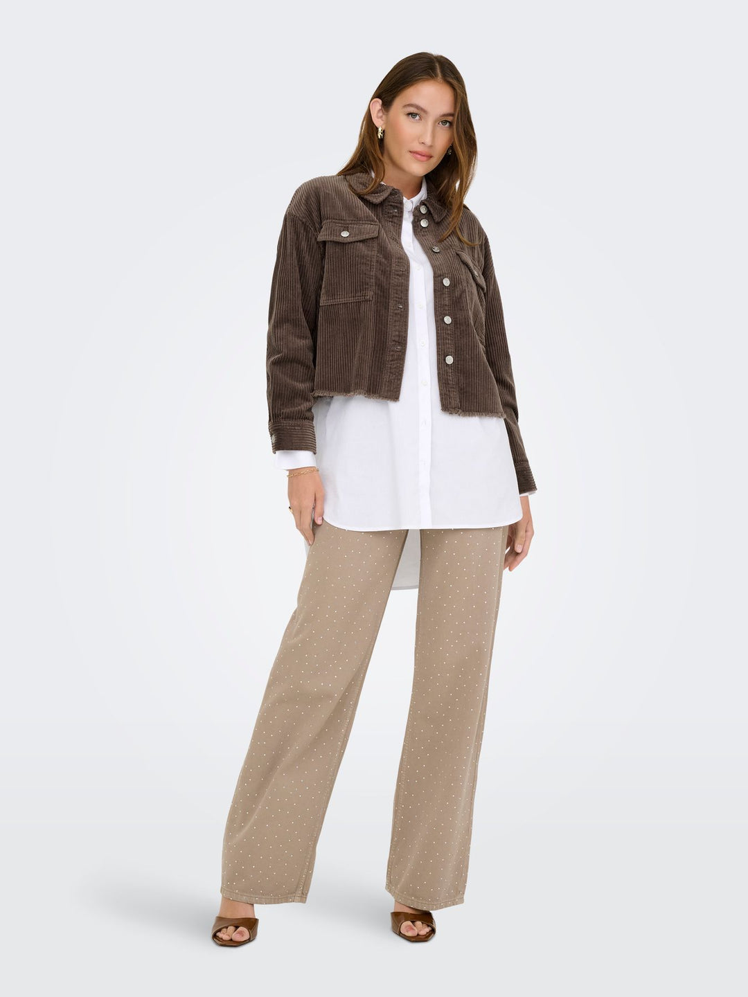 ONLMARINA-ENY L/S CORD JACKET PNT N Shopping Bag