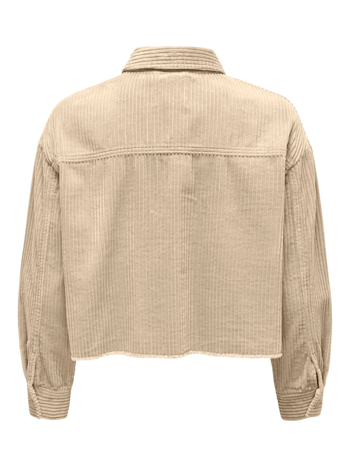 ONLMARINA-ENY L/S CORD JACKET PNT N Humus