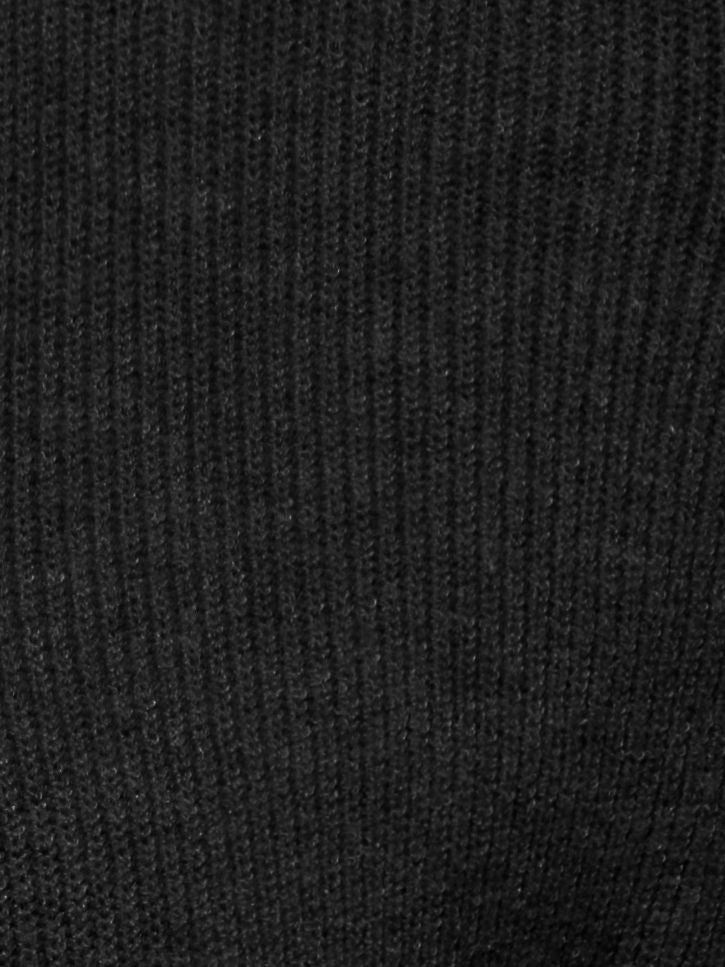 ONLMARY LS OPEN RIB CARDI KNT Black