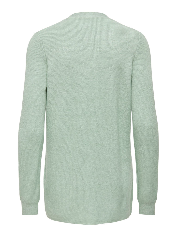 ONLMARY LS OPEN RIB CARDI KNT Jadeite