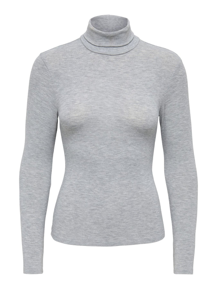 ONLGLAMOUR L/S ROLL-NECK TOP JRS NO