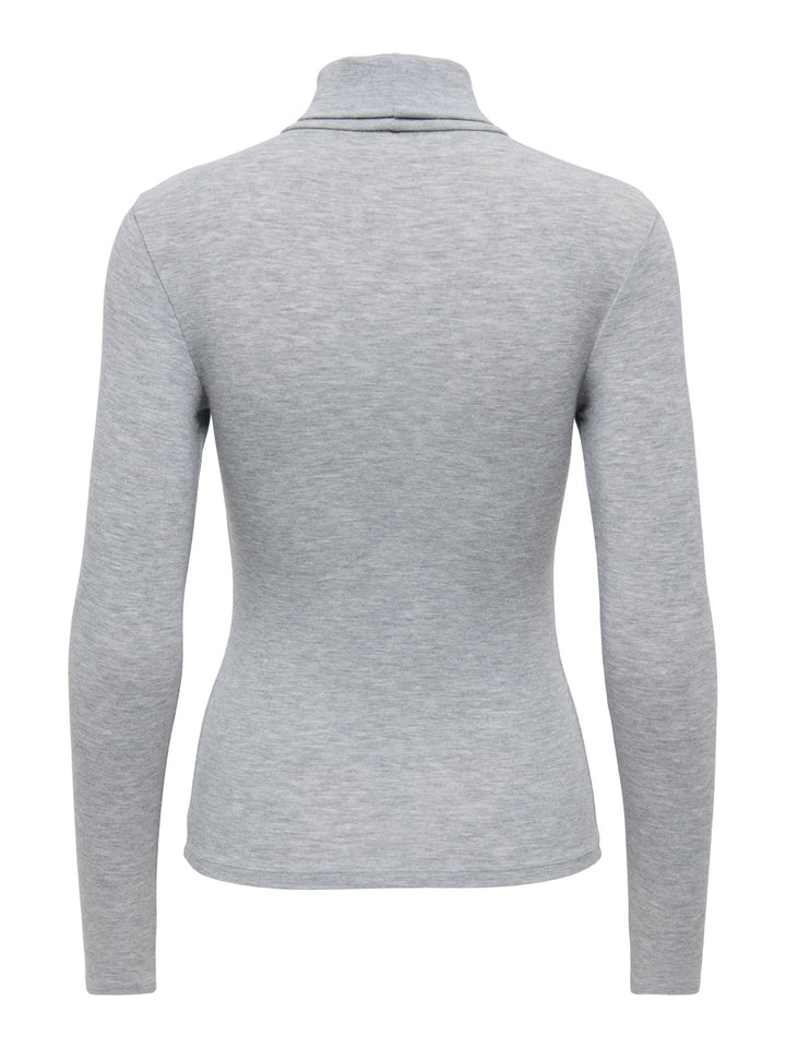 ONLGLAMOUR L/S ROLL-NECK TOP JRS NO