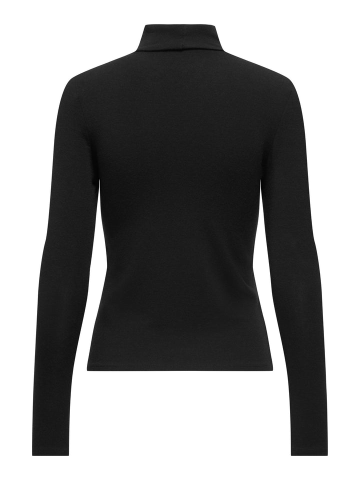 ONLGLAMOUR L/S ROLL-NECK TOP JRS NO