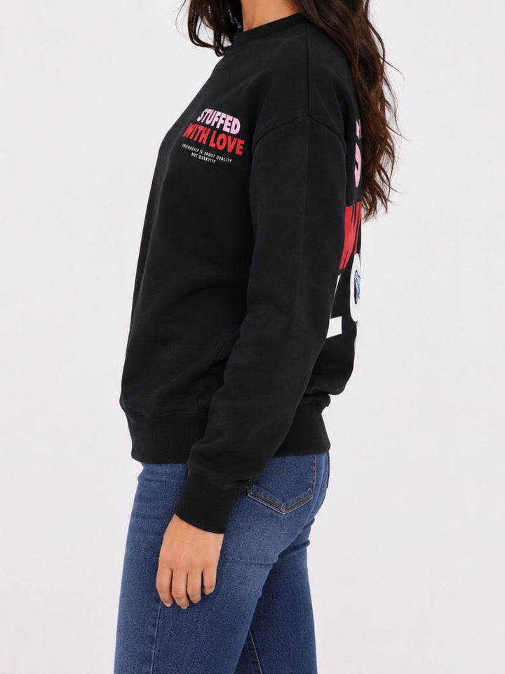 Damen DOB Sweat, oversize fit, langarm, R