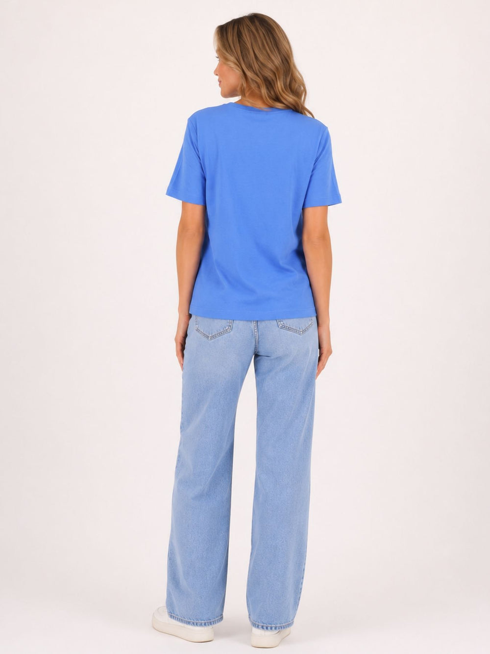 ONLHAPPY S/S O-NECK TEE PR JRS Ultramarine