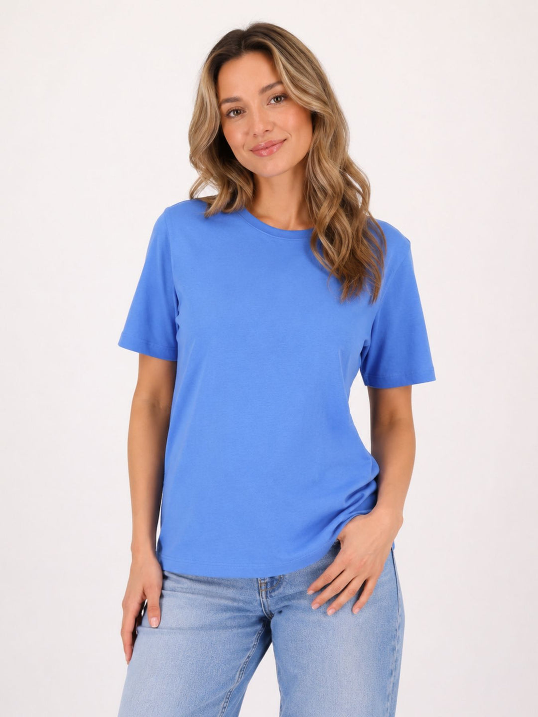 ONLHAPPY S/S O-NECK TEE PR JRS Ultramarine