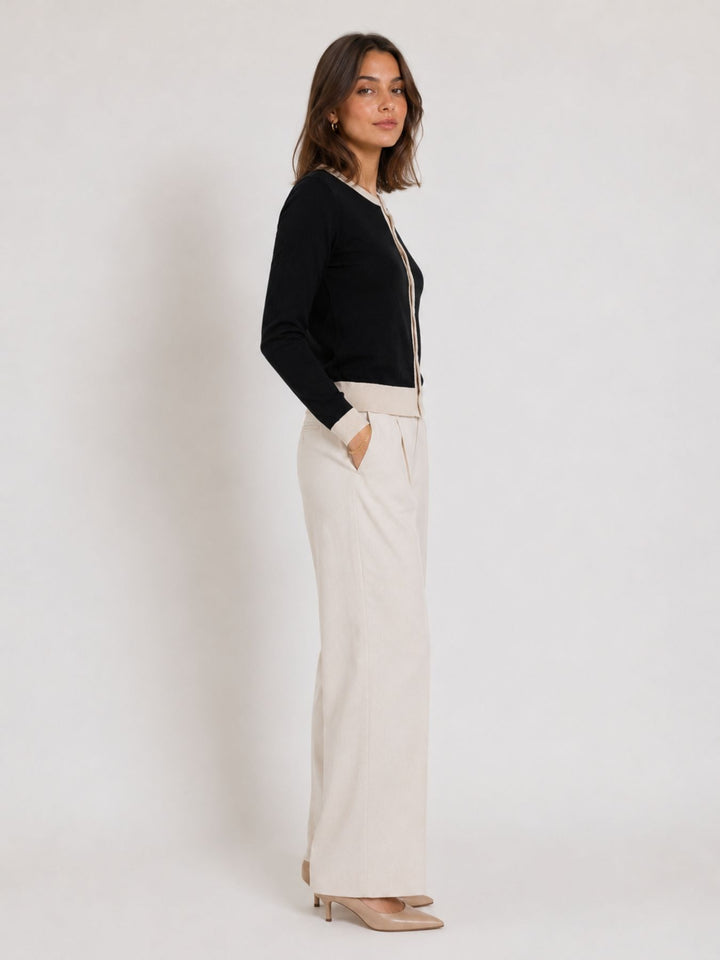 ONLCONTA LS O-NECK CARDIGAN CC KNT Black/Birch